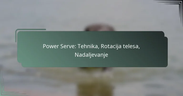 Power Serve: Tehnika, Rotacija telesa, Nadaljevanje